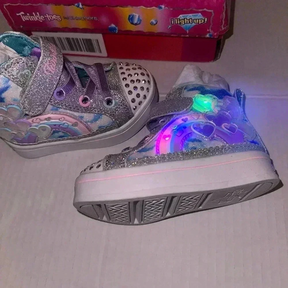 Sketchers Twinkle Toes infant size 5C - Picture 5 of 6